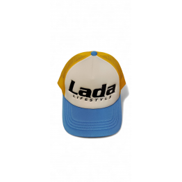 LADA LIFESTYLE TRUCKER sapka, világoskék / sárga